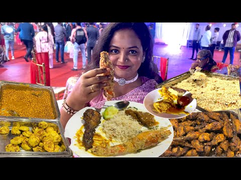 Bina Nimontore Biye Barir Khawa | Mutton Kosha | Prawn Malaicurry | Tandoori Chicken | Fried Rice