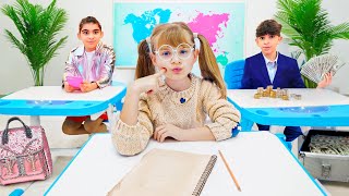 New Girl at School & Fun School Stories for Kids