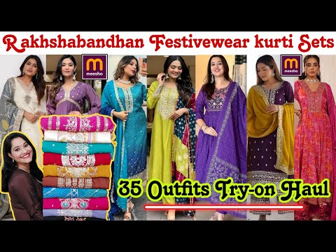 Meesho Festivewear/Partywear kurta Set haul🥰Meesho Shopping haul🧡Meesho kurti haul😍meesho sale haul 