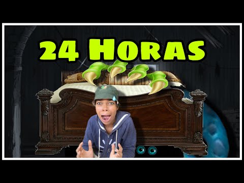 24 HORAS DEBAJO DE MI CAMA!! *encuentro al Monstruo*😨🧌