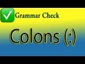 Mastering the Use of Colons in Sentences