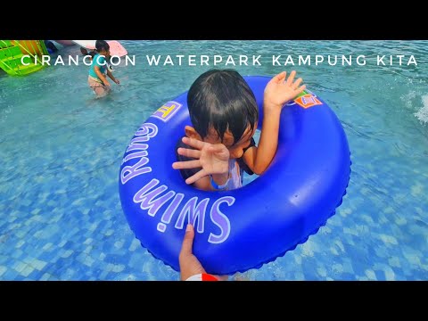 Suasana Adem di persawahan, Ada kolam renang dan playground anak, wisata murah kampung kita bekasi