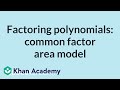 Factoring Polynomials Using the Common Factor Area Model