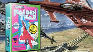 Raiden Trad / Raiden Densetsu gameplay on SEGA Genesis + CRT + SVIDEO