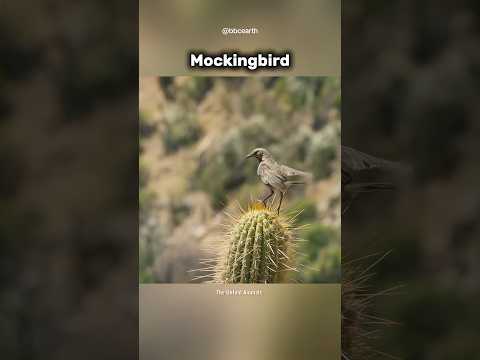 This bird destroy cactus just by sitting on it