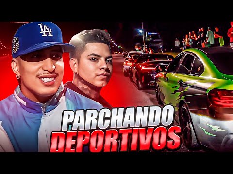 PARCHANDO EN CARROS DEPORTIVOS CON ZWARROR 🔥| MR STIVEN