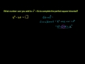 Completing the Square and Trinomials