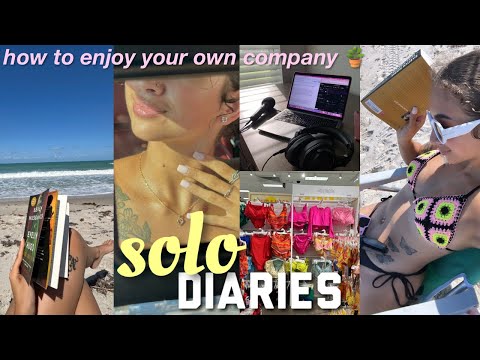 solo diaries 015: taking myself to the beach, DEEP talks about enjoying your time, apt update + MORE