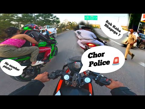 Motovlogger vs Traffic Police 🚓🔥 | Aaj Ka Real Incident!#zx10r#superbike#preprationforladhak