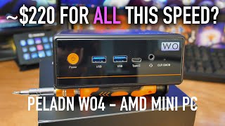 Insane For Only $210 - Peladn WO4 5600H AMD Mini PC Test & Review