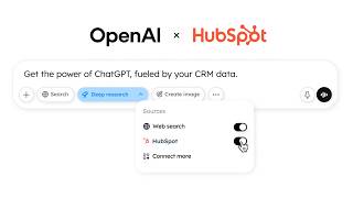 HubSpot launches first CRM deep research connector with ChatGPT