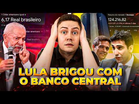 🚨 LULA BRIGOU COM O BANCO CENTRAL! Dólar e juros dispararam! É o fim da nossa economia?