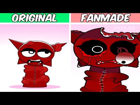 Sprunki OC ALL Phases | ORIGINAL VS HORROR #sprunki #incredibox #shorts