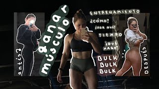 ¿Cómo aumentar músculo? ¿Cuántas calorías comer? TODO LO QUE TIENES QUE SABER - Ana Díaz