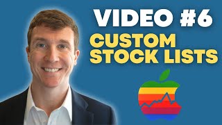 Create Custom Stock Lists