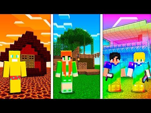 ENTREI na CIVILIZAÇÃO das CORES no MINECRAFT!