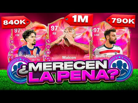 ¿MERECEN LA PENA? 🔥 VITINHA, MAICON & BURNO FERNANDES FUTTIES! FC 25