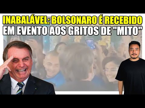 Inabalável: Bolsonaro é recebido em evento aos gritos de "mito" + Entrevista internacional