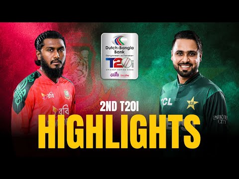 HIGHLIGHTS | Bangladesh vs Pakistan, 2nd T20I | Pakistan tour of Bangladesh, 2025 | T Sports