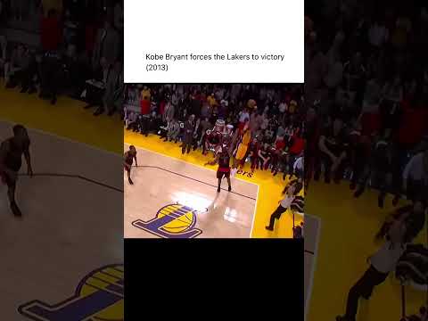 When Kobe Bryant FORCED The Lakers to Victory 🏆