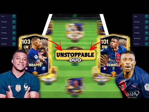 Destroying Opponents Using Mbappe & Dembele - Fc Mobile ( REVIEW )