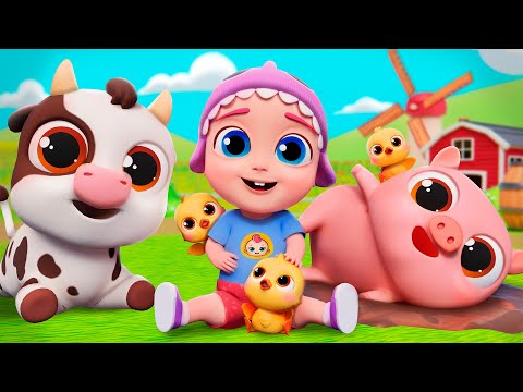 Old MacDonald Had A Farm | Funny Animals | Funny Bunny - Kids Songs & Nursery Rhymes Compilation