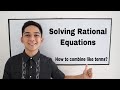 Solving Rational Equations
