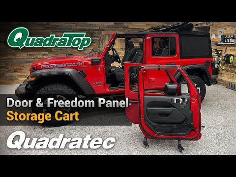 Is this the Best Way to Store Jeep Doors? The QuadraTop Door & Freedom Panel Storage Cart