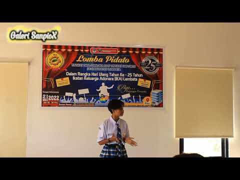JUARA I LOMBA PIDATO BAHASA INDONESIA