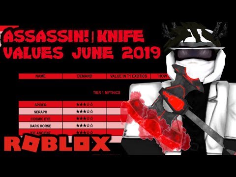 Roblox Assassin Value List Official 2020 07 2021 - roblox dark assassin package