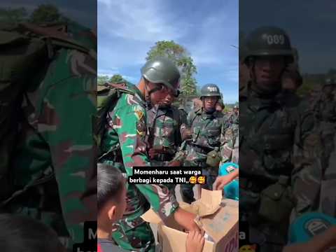 momenharu warga dan tni‼️‼️#tniviral #tni #warga #masyarakat #momenharu #viraltiktok #dawai