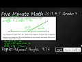Complementary Angles and Angle Types