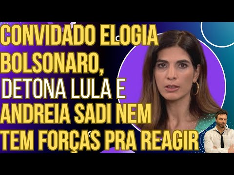 HAHA: Convidado da Globo elogia Bolsonaro, detona Lula e apresentadora nem tem forças para reagir