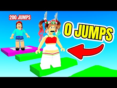 Roblox Obby, BUT you have LIMITED JUMPS!