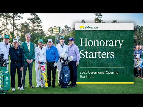 2025 Honorary Starters Begin the Masters
