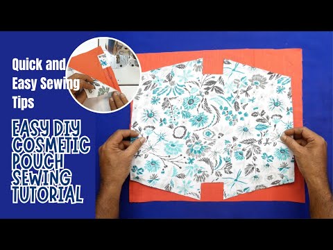 Easy DIY Cosmetic Pouch Sewing Tutorial 📌 Cosmetic Pouch Sewing Tutorial #appearancedesignstudio