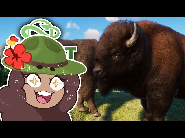 Rescued by a Herd of Wild BISON?!? Planet Zoo: Redwood Park • #2