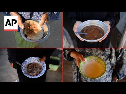 YouTube video thumbnail: A Look at What Palestinian Families are Eating in Gaza