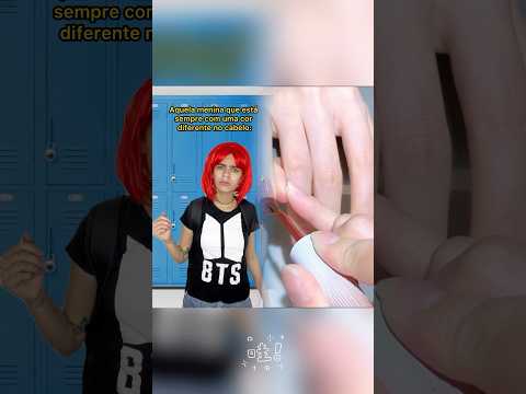 Muda de cor de cabelo igual troca de roupa #humor#shorts#funny