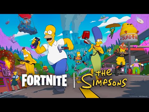 Lluvia de rosquillas - Fortnite | Los Simpson