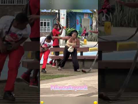 Fake snake prank #fyp #funnyvideo #funnyprank #fakesnakeprank #tiktok