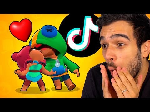REAGINDO AOS MELHORES TIKTOKS DE BRAWL STARS!! TENTE NÃO RIR