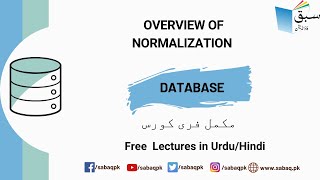 Overview of Normalization