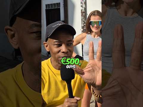 €500 guess my age  #giveaway #streetinterview #guessinggame  #antiaging #funny #publicinterview