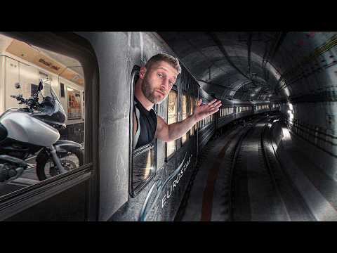 Billigste Motorrad von Ebay von Berlin nach Loch Ness: Zug unter der Nordsee | Folge 2