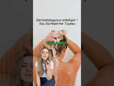 Dermatologunuz anlatıyor! Önemli saç gürleştirme tüyosu 🫶🏻 (muhtemelen çok az kişi biliyor)