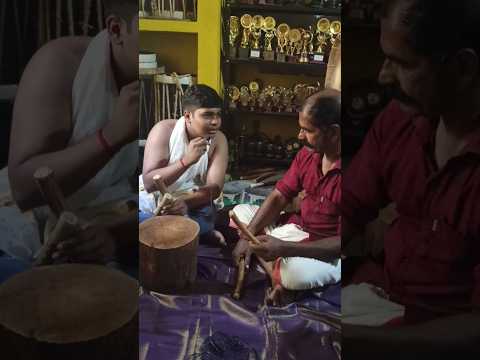 ഒറ്റപലകയിൽ ഒരുമിച്ച് ഒരു ഗണപതി #chendamelam #viral #music #ganapati
