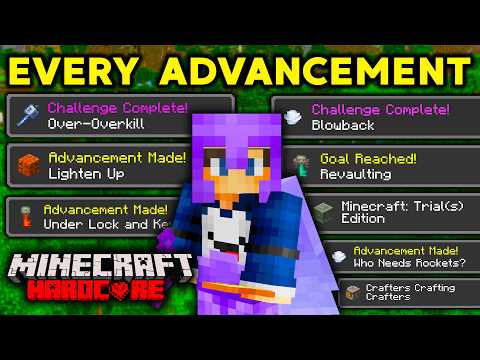 COMPLETING EVERY 1.21 ADVANCEMENT in Minecraft Hardcore (Hindi)