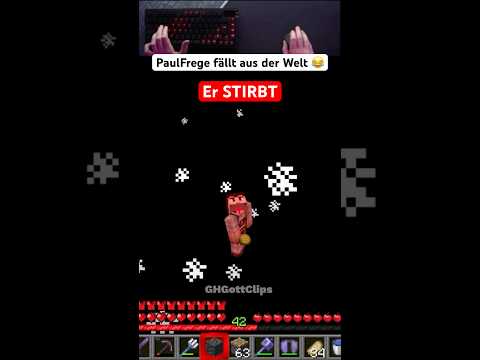 PaulFrege fliegt wegen BastiGHG aus der Welt 😂 #craftattack13 #minecraft #bastighg