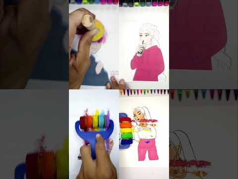 Kpop Demon hunters Characters Acrylic Art Trend | #kpopdemonhunters #sajaboys #sodapop #rumi